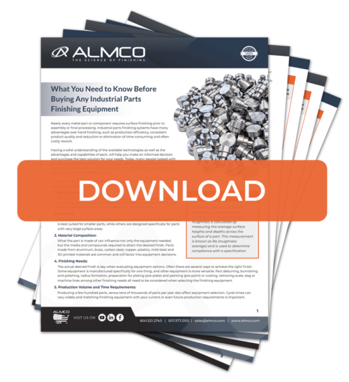 Industrial Parts Finishing Equipment